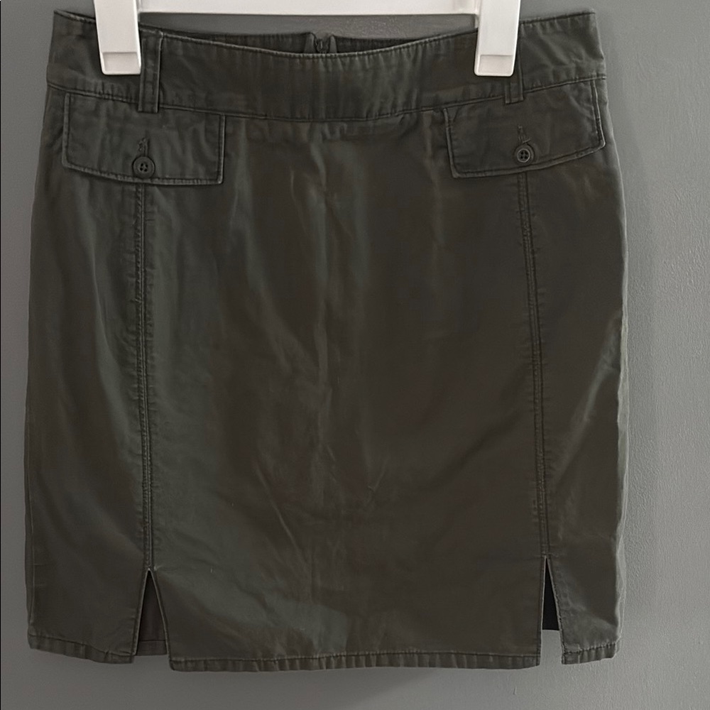 Olive Green Women's Skirt by Eddie Bauer